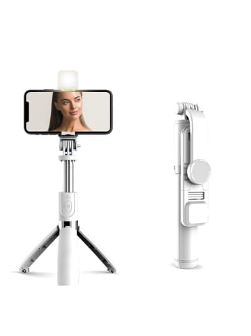SmartCase LED-Smartphone-Stativ in Weiß