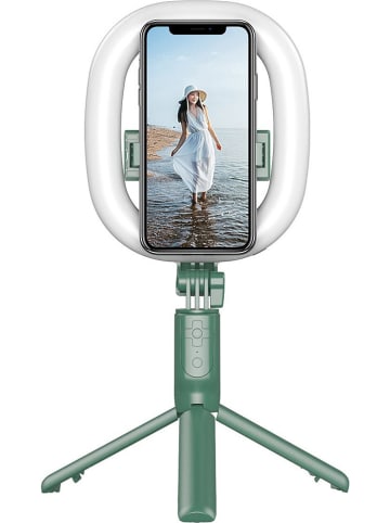 SmartCase Statyw LED w kolorze zielonym na smartfon - wys. 95 cm