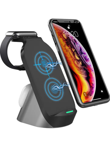 SmartCase Stacja dokująca na iPhone, Apple-Watch i AirPods w kolorze czarnym