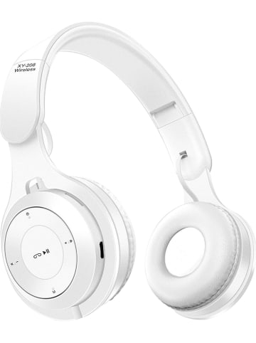 SmartCase Bluetooth-Over-Ear-Kopfhörer in Weiß