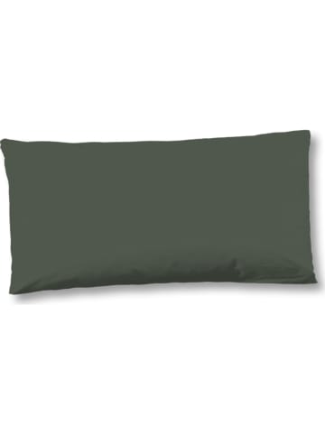 Hip Satynowa poszewka w kolorze ciemnozielonym na poduszkę