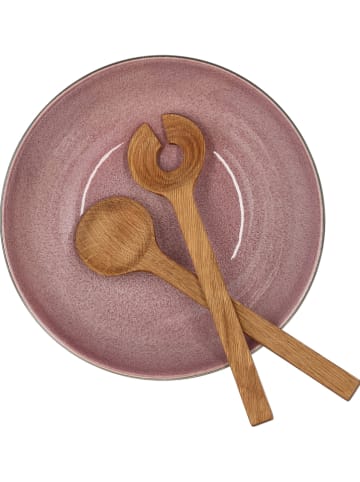 Bitz Salatschüssel in Rosa/ Grau - Ø 30 cm