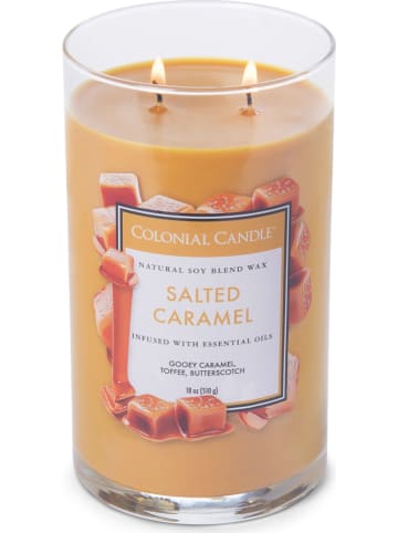 Colonial Candle Duftkerze "Salted Caramel" in Orange - 510 g