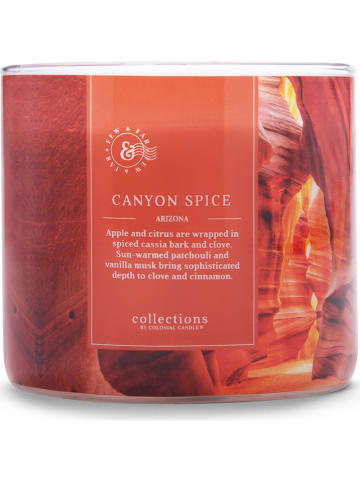 Colonial Candle Geurkaars "Canyon Spice" roze - 411 g