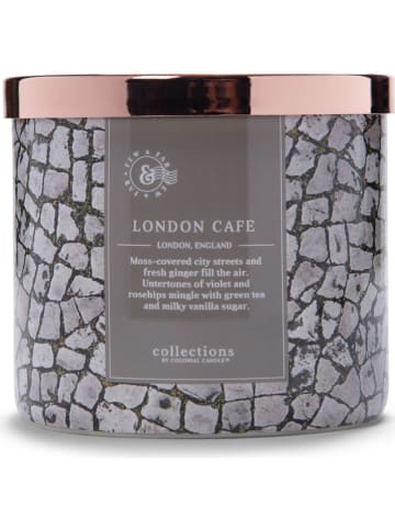 Colonial Candle Geurkaars "London Cafe" grijs - 411 g