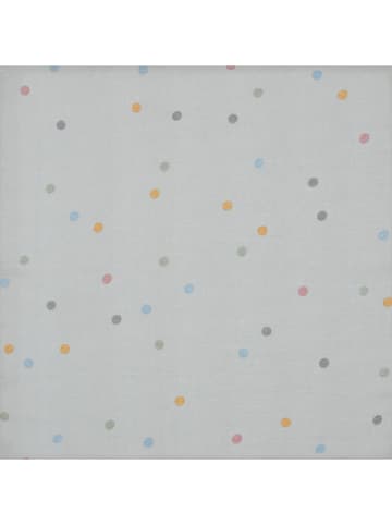 Kindsgut 2-delige set: doeken "Stippen" grijs - (L)70 x (B)70 cm