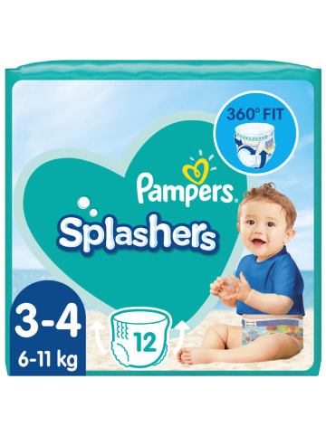 Pampers Tragepack Schwimmwindeln "Splashers", Gr. 3-4, 6-11 kg (12 Stück)