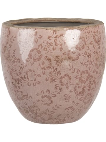 Clayre & Eef Blumentopf in Rosa - (H)19 x Ø 20 cm