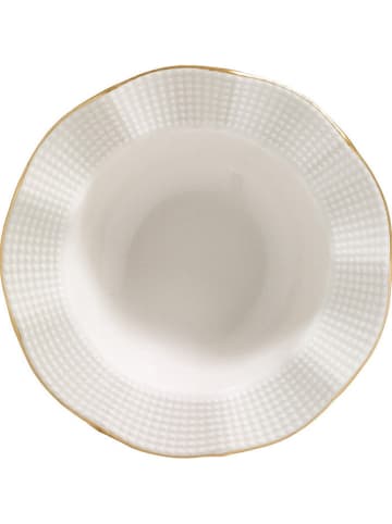 Hermia 24tlg. Kombiservice in Creme/ Gold