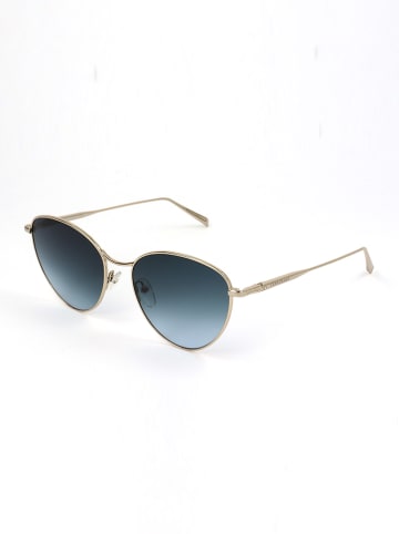 Longchamp Damen-Sonnenbrille in Gold/ Blau
