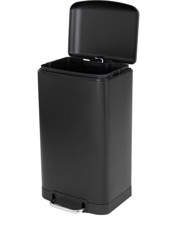 Kitchen Move Pedaalemmer "Greenwich" zwart - 40 l