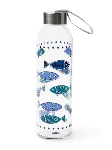 Trendy Kitchen by EXCÉLSA Trinkflasche "Ocean" in Blau - 500 ml