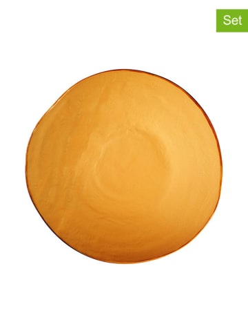 Novita 2-delige set: borden geel - Ø 24 cm
