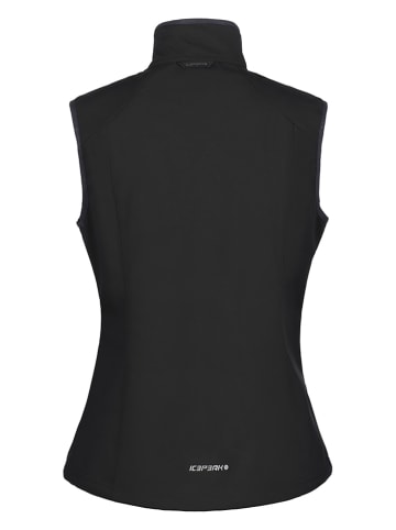 Icepeak Softshellbodywarmer "Brush" zwart