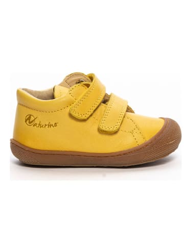 Naturino Leder-Sneakers "Cocoon" in Gelb