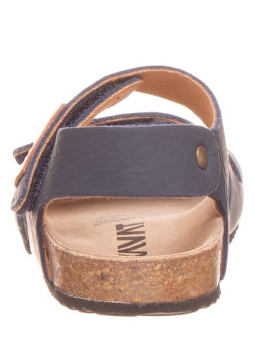 KAVAT Leren sandalen blauw