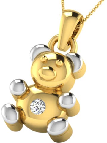 Vittoria Jewels Gold-Anhänger mit Diamant