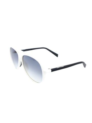Italia Independent Kinder-Sonnenbrille in Weiß-Schwarz/ Grau
