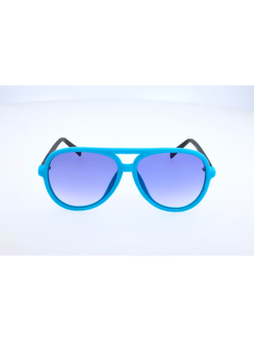 Italia Independent Kinderzonnebril turquoise/zwart