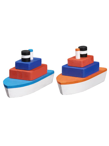 SUNNYSUE 2-delige set: bouwpakket "Stoomboot" - vanaf 3 jaar