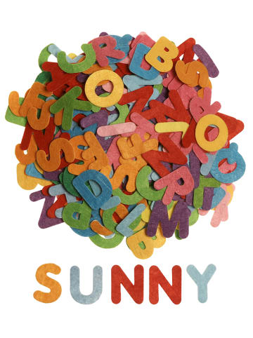 SUNNYSUE Vilten letters "Zelfklevend" - 300 stuks