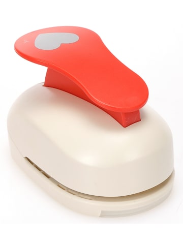 SUNNYSUE Motivlocher "Herz" in Creme/ Rot