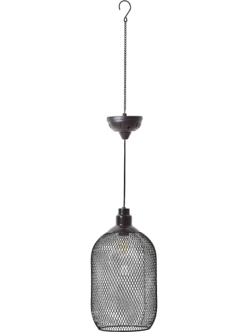 Gartenfreude Ledsolarhanglamp zwart - (H)27 x Ø 15 cm