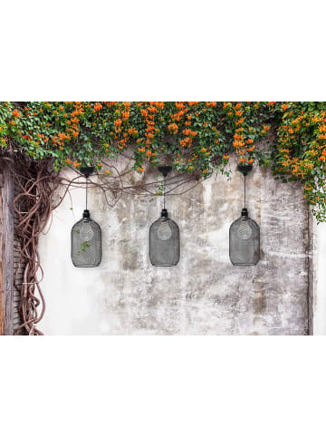 Gartenfreude Ledsolarhanglamp zwart - (H)27 x Ø 15 cm