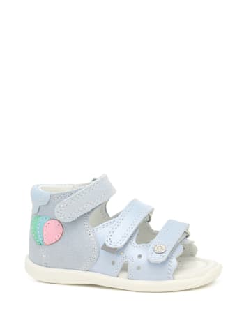 Bartek Leder-Sandalen in Hellblau
