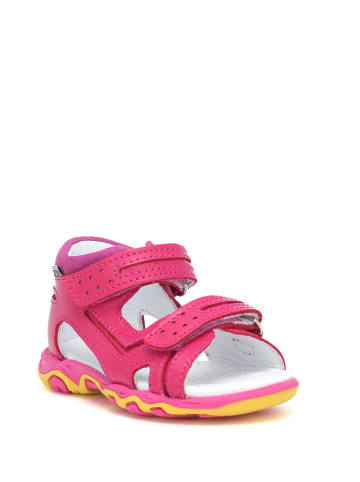 Bartek Leder-Sandalen in Pink