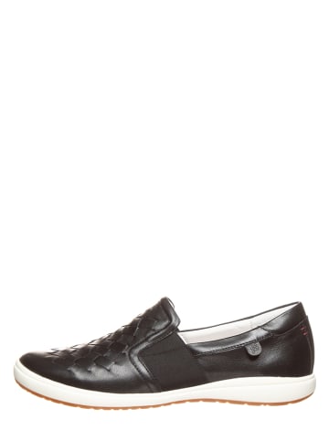 Josef Seibel Leder-Slipper "Caren 26" in Schwarz