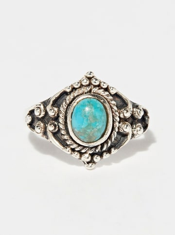 AMAZONIA Silber-Ring "Junon" mit Edelstein