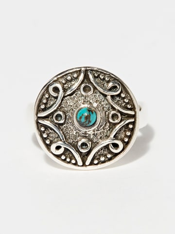 AMAZONIA Silber-Ring "Caruru" mit Edelstein