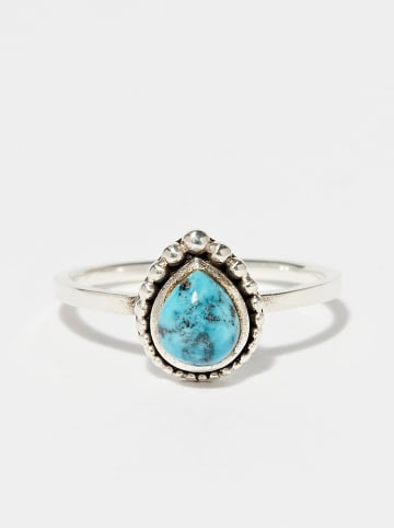 AMAZONIA Zilveren ring "Shushupe" met edelsteen