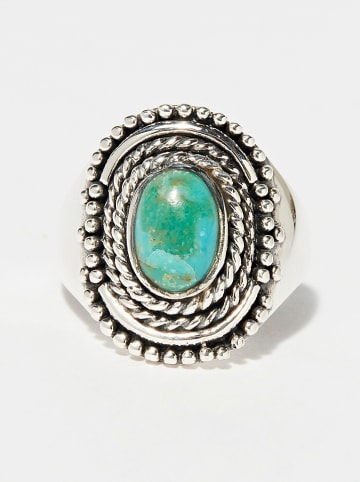 AMAZONIA Silber-Ring "Puxãx" mit Edelstein
