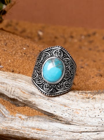 AMAZONIA Silber-Ring "Achite" mit Edelstein