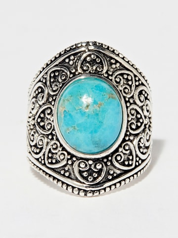 AMAZONIA Silber-Ring "Achite" mit Edelstein