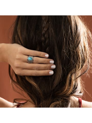 AMAZONIA Silber-Ring "Maber" mit Edelstein
