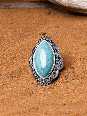 AMAZONIA Silber-Ring "Riwama" mit Edelstein