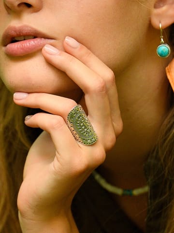 AMAZONIA Zilveren ring "Kabah"