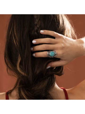 AMAZONIA Silber-Ring "Runamula" mit Edelstein