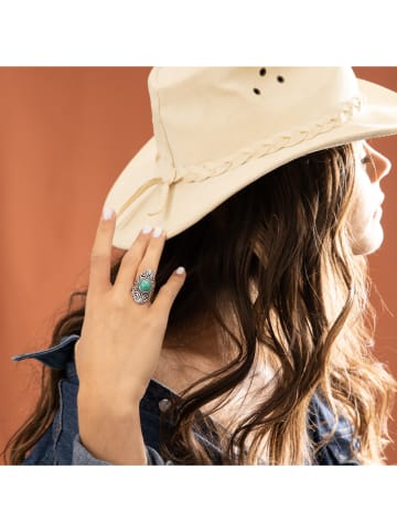 AMAZONIA Silber-Ring "Staku" mit Edelstein