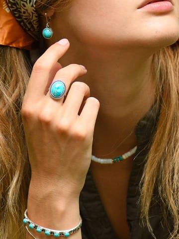 AMAZONIA Silber-Ring "Catzasa" mit Edelstein