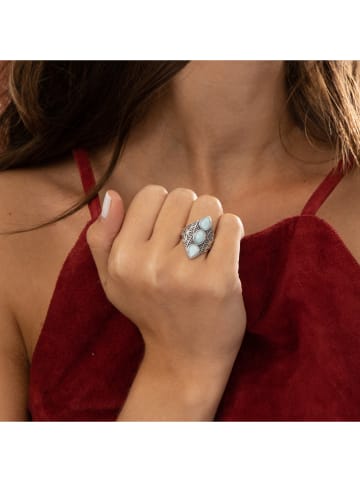 AMAZONIA Silber-Ring "Catzasa" mit Edelsteinen