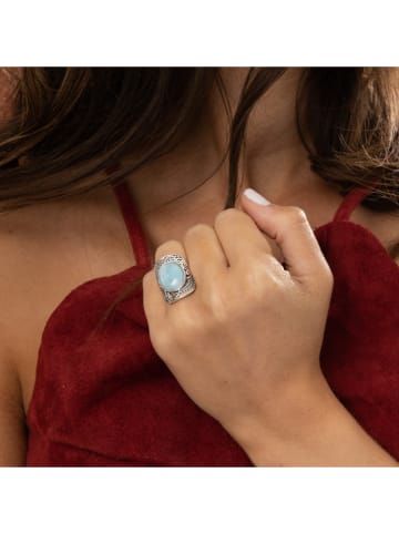 AMAZONIA Silber-Ring "Sokemitzin" mit Edelstein
