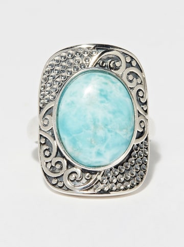 AMAZONIA Zilveren ring "Sokemitzin" met edelsteen