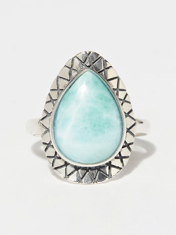 AMAZONIA Silber-Ring "Batarí" mit Edelstein