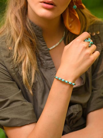 AMAZONIA Zilveren armband "Warupa" met edelstenen