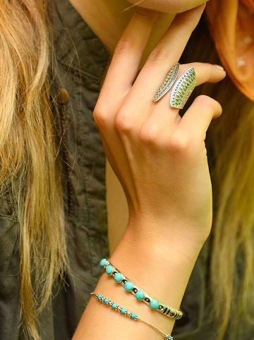 AMAZONIA Zilveren armband "Warupa" met edelstenen