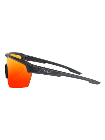 BlueBall Okulary przeciwsłoneczne unisex "Route" w kolorze pomarańczowo-czarnym